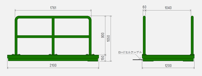 TL-1500Cシリーズ 外形寸法
