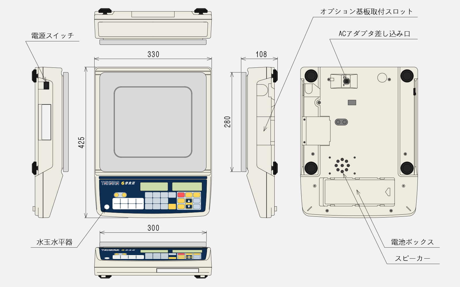 音声式重量選別機　分太Ⅲ　TB-6/15/30Ⅲ