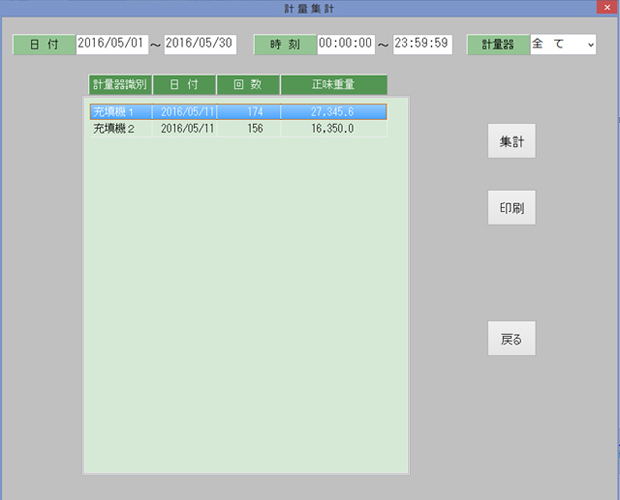 集計データ閲覧画像