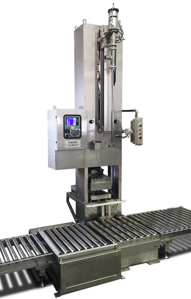 ロングノズル仕様 ドラム缶・18L缶併用充填機 TFM-300SLX-CB 20160445