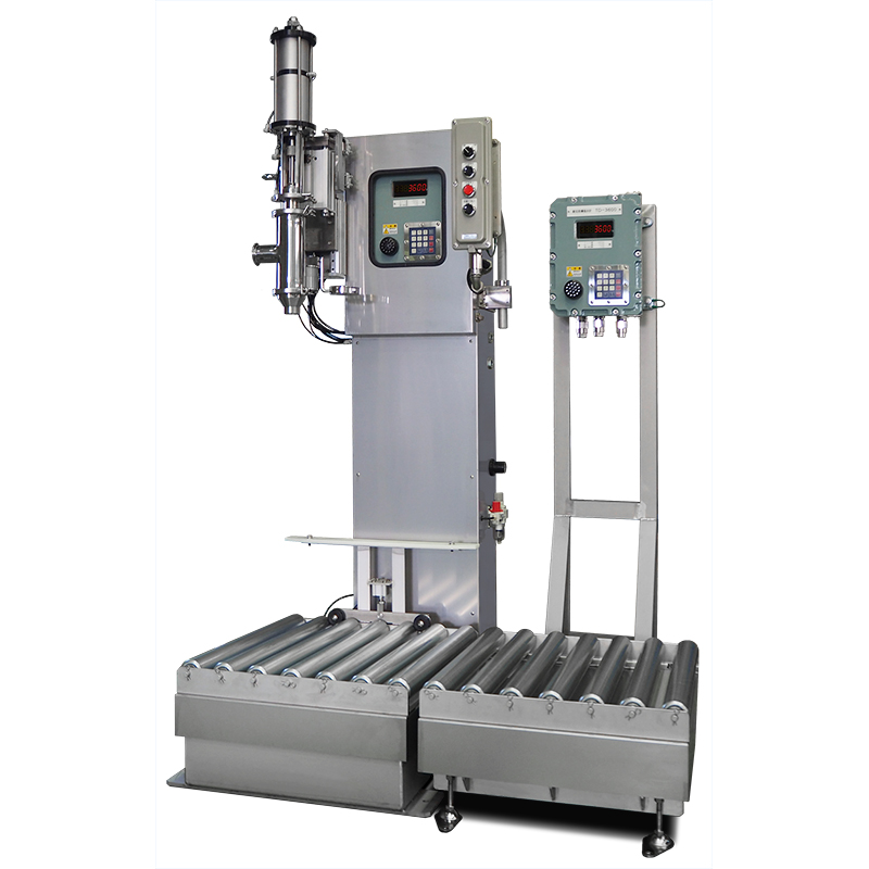 ドラム缶半自動充填機 TFM-300SX + 検量秤 TD-400 20180100