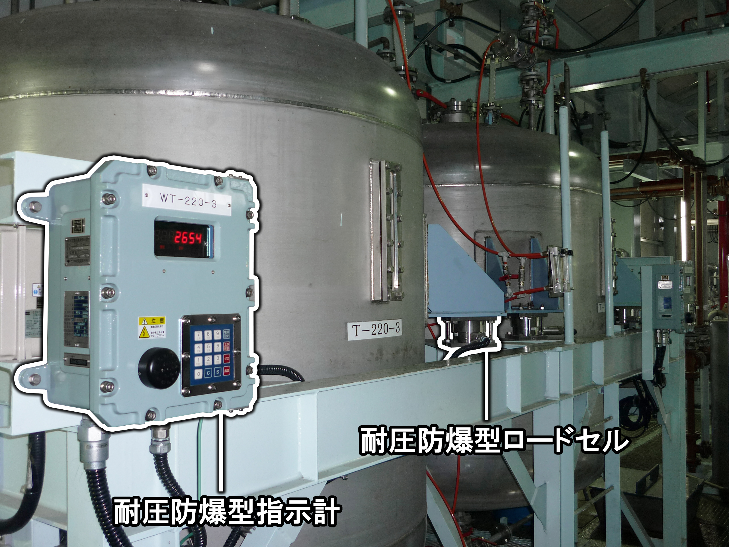 耐圧防爆型タンクスケール