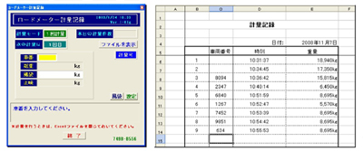 RWNシリーズ PC用計量ソフト